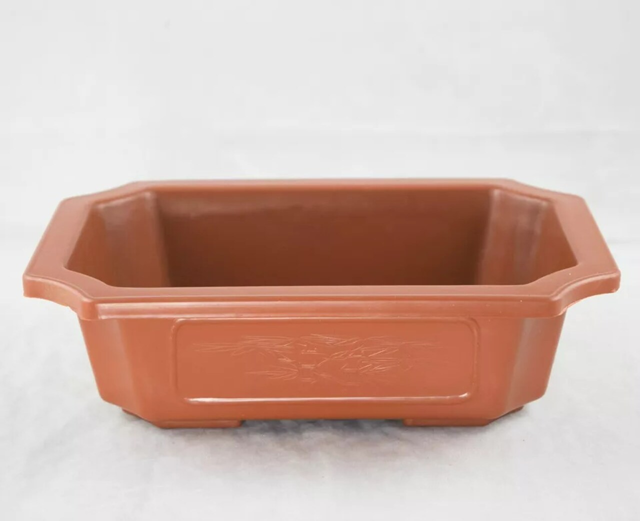 2 Rectangular Plastic Bonsai Training Pot, Succulent Planter 9.25"x 6.5"x 2.75"